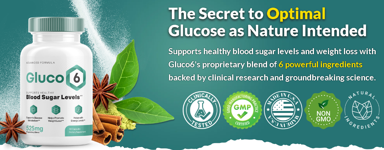 Gluco6 – Optimized Blood Sugar Naturally